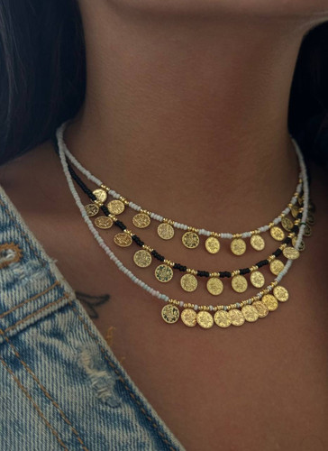 گردنبند پولک آویز برند zara